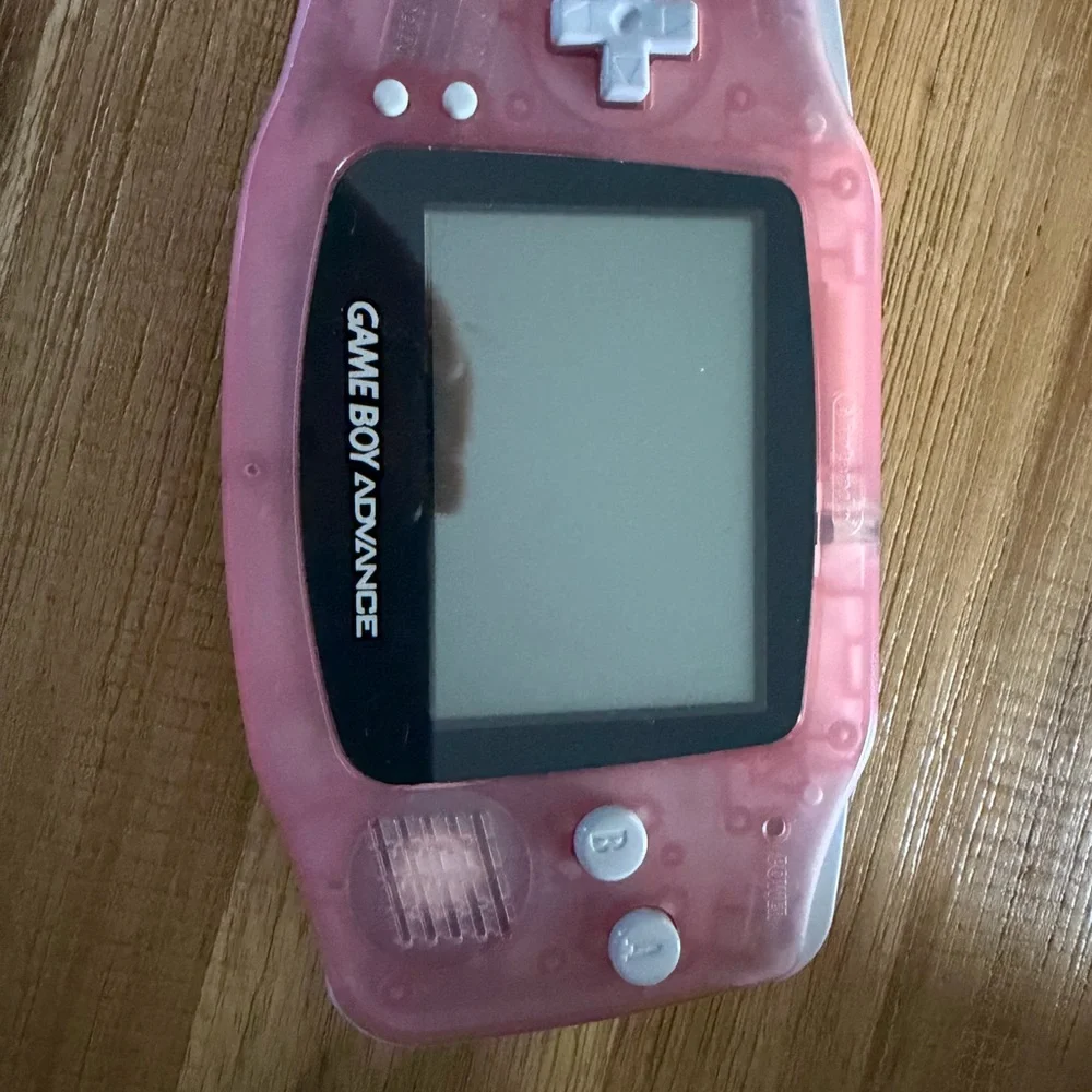 Nintendo Game Boy Advance in Pink with Games and Case